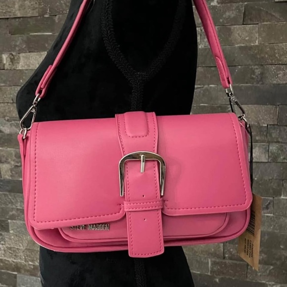 Steve Madden Pink Leather Crossbody Bag - Picture 4 of 5